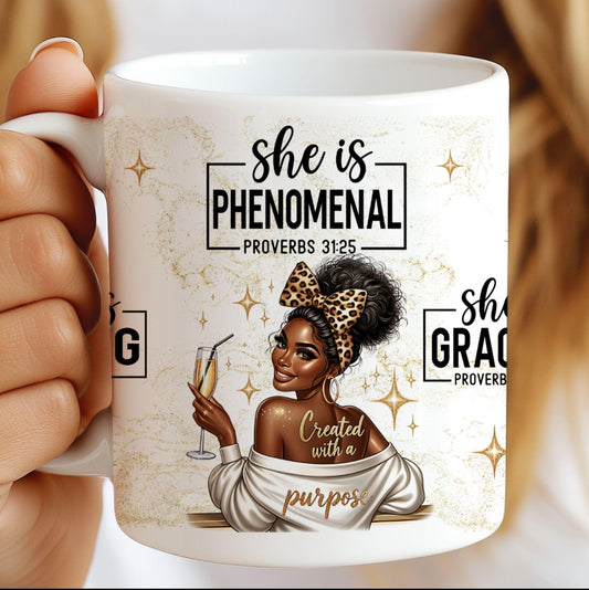 She Is Phenomenal Mug