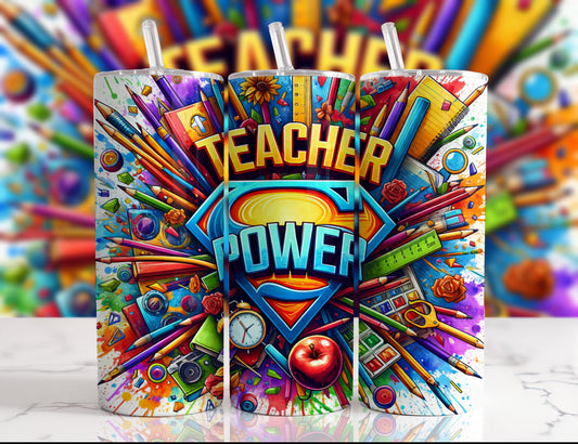 Teacher power tumbler