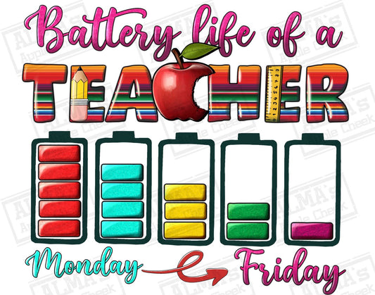 Battery Life of a Teacher
