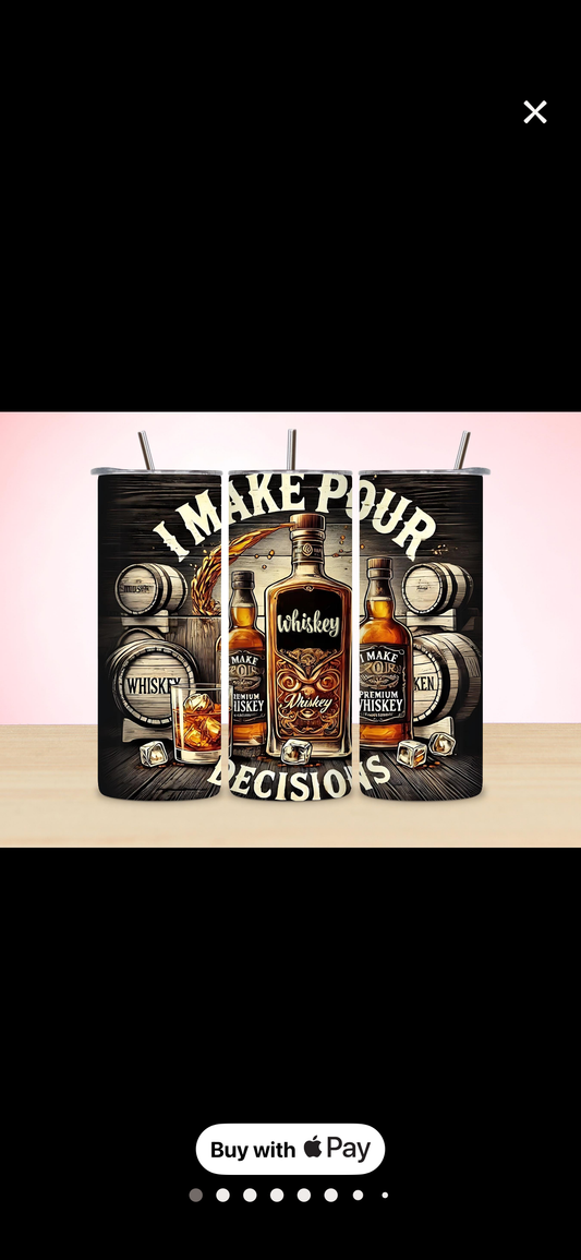 Make Dad Decisions Tumbler